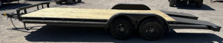New 2025 Road Boss 102x20 Split Dove Wood Floor Car Hauler Car / Racing Trailer