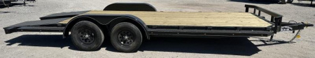 New 2025 Road Boss 102x20 Split Dove Wood Floor Car Hauler Car / Racing Trailer