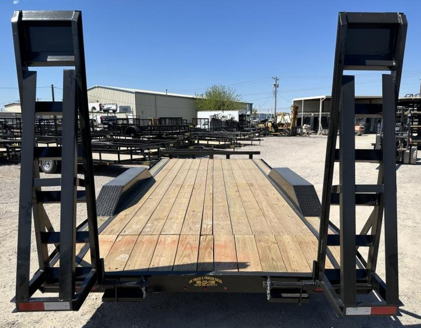 New 2025 Road Boss 102" x 20' Drive over fender 14k Stand Up Ramp Equipment Trailer