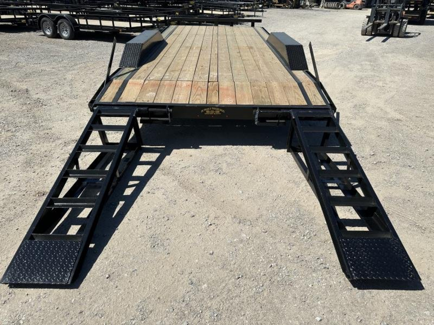 New 2025 Road Boss 102" x 20' Drive over fender 14k Stand Up Ramp Equipment Trailer