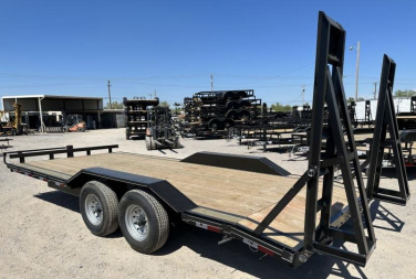New 2025 Road Boss 102" x 20' Drive over fender 14k Stand Up Ramp Equipment Trailer