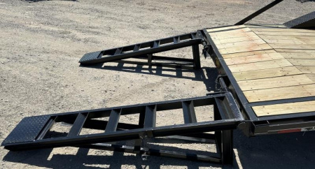 New 2025 Road Boss 102" x 20' Drive over fender 14k Stand Up Ramp Equipment Trailer