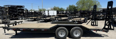 New 2025 Road Boss 102" x 20' Drive over fender 14k Stand Up Ramp Equipment Trailer