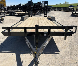 New 2025 Road Boss 102" x 20' Drive over fender 14k Stand Up Ramp Equipment Trailer