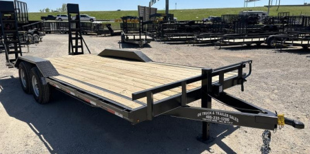 New 2025 Road Boss 102  x 20' Drive over fender 14k Stand Up Ramp Equipment Trailer