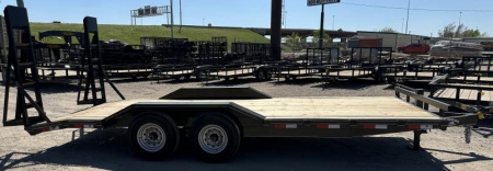 New 2025 Road Boss 102" x 20' Drive over fender 14k Stand Up Ramp Equipment Trailer