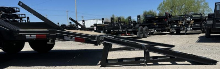 New 2025 Road Boss 102" x 20' Drive over fender 14k Stand Up Ramp Equipment Trailer