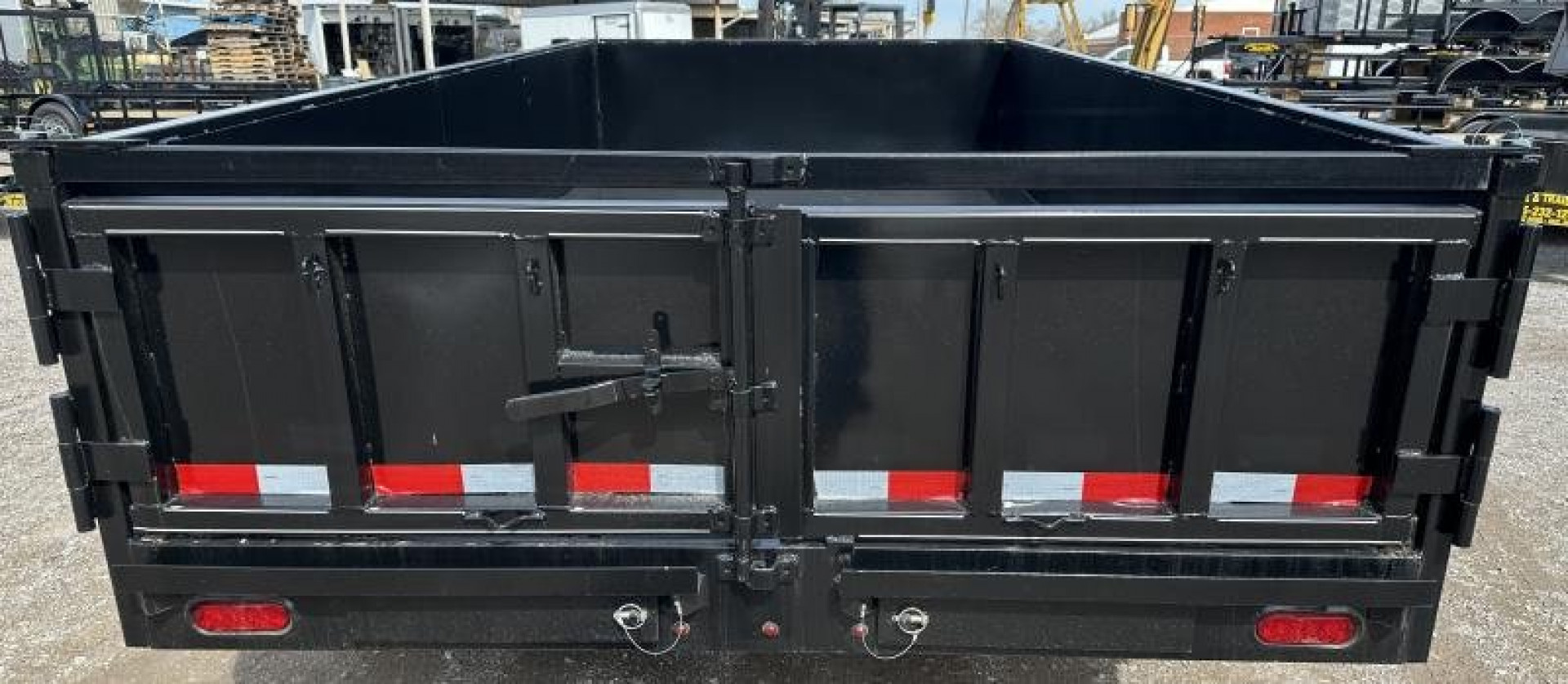 New 2025 Road Boss 83x14'Heavy duty Bumper Pull 2' sides Dump Trailer