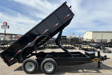 New 2025 Road Boss 83x14'Heavy duty Bumper Pull 2' sides Dump Trailer