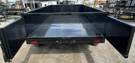 New 2025 Road Boss 83x14'Heavy duty Bumper Pull 2' sides Dump Trailer