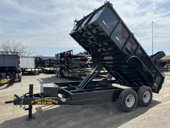 New 2025 Road Boss 83x14'Heavy duty Bumper Pull 2' sides Dump Trailer