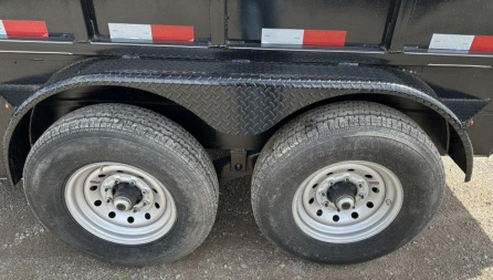 New 2025 Road Boss 83x14'Heavy duty Bumper Pull 2' sides Dump Trailer