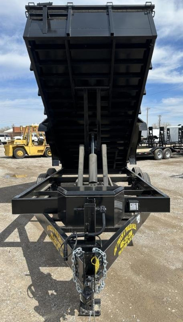 New 2025 Road Boss 83" x 16' Bumperpull Heavy duty Dump Trailer