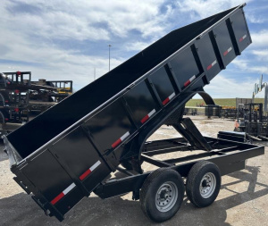 New 2025 Road Boss 83" x 16' Bumperpull Heavy duty Dump Trailer