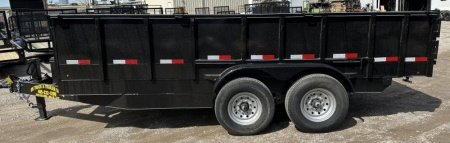 New 2025 Road Boss 83" x 16' Bumperpull Heavy duty Dump Trailer