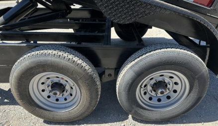 New 2025 Road Boss 83"x12' Bumper Pull 2'sides Dump Trailer