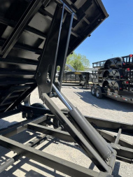 New 2025 Road Boss 83"x12' Bumper Pull 2'sides Dump Trailer