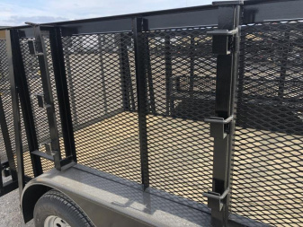 New 2025 Road Boss 83"x14' Tandem Axle with 4' sides Landscape Trailer