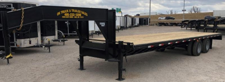 New 2025 Road Boss 30 Tandem Dual Gooseneck Flatbed Equipment Trailer