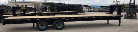 New 2025 Road Boss 30 Tandem Dual Gooseneck Flatbed Equipment Trailer