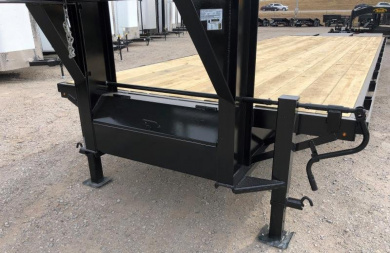 New 2025 Road Boss 30' Tandem Dual Gooseneck with combo dove tail Equipment Trailer