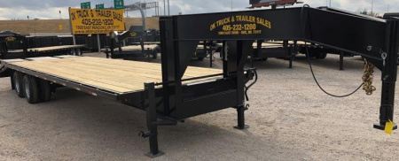 New 2025 Road Boss 30' Tandem Dual Gooseneck with combo dove tail Equipment Trailer