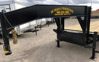 New 2025 Road Boss 35' Tandem Dual Gooseneck with Combo Dove tail Equipment Trailer