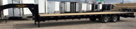 New 2025 Road Boss 35' Tandem Dual Gooseneck with Combo Dove tail Equipment Trailer