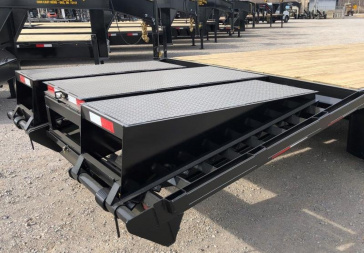 New 2025 Road Boss 35' Tandem Dual Gooseneck with Combo Dove tail Equipment Trailer