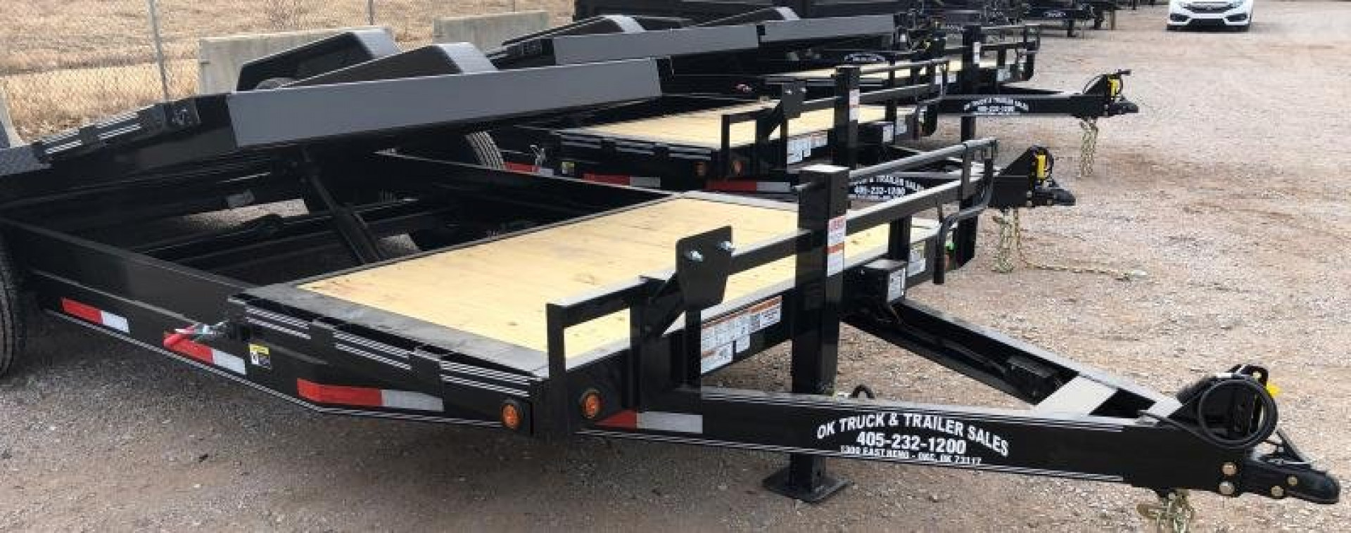 New 2025 East Texas Trailers 20' 7k lb axle 16' +4' Tilt Trailer