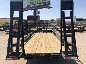 New 2025 Road Boss 83" x 20' Heavy Duty Bumperpull Equipment Trailer