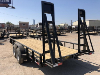 New 2025 Road Boss 83" x 20' Heavy Duty Bumperpull Equipment Trailer
