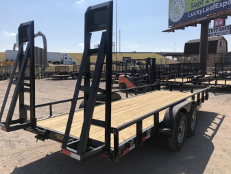 New 2025 Road Boss 83" x 20' Heavy Duty Bumperpull Equipment Trailer