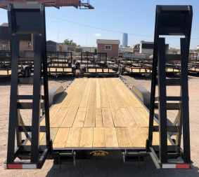 New 2025 Road Boss 83"x24' Heavy Duty 7k Bumperpull Stand Up Ramps Equipment Trailer