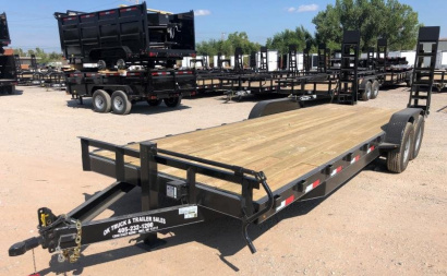 New 2025 Road Boss 83"x24' Heavy Duty 7k Bumperpull Stand Up Ramps Equipment Trailer