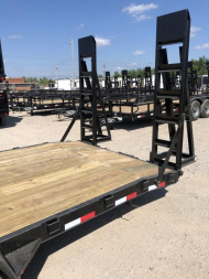 New 2025 Road Boss 83"x24' Heavy Duty 7k Bumperpull Stand Up Ramps Equipment Trailer