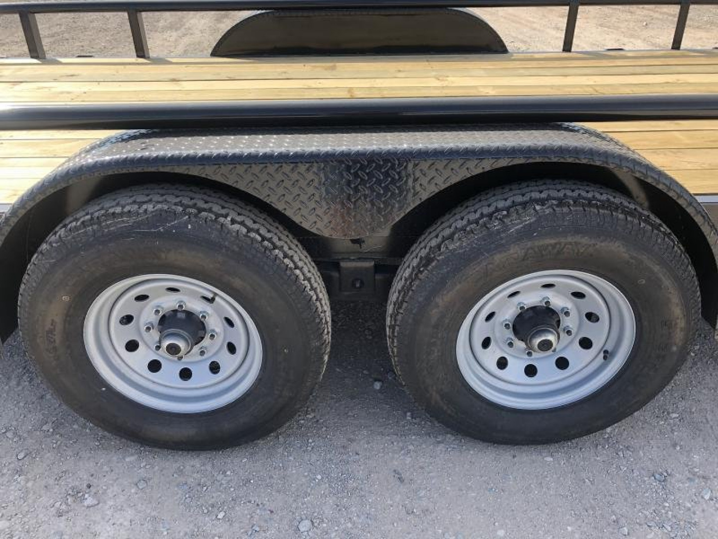 New 2025 Road Boss 83" x 20' Heavy Duty Pipe Top, Dove, Slide in ramps Utility / Equipment Trailer