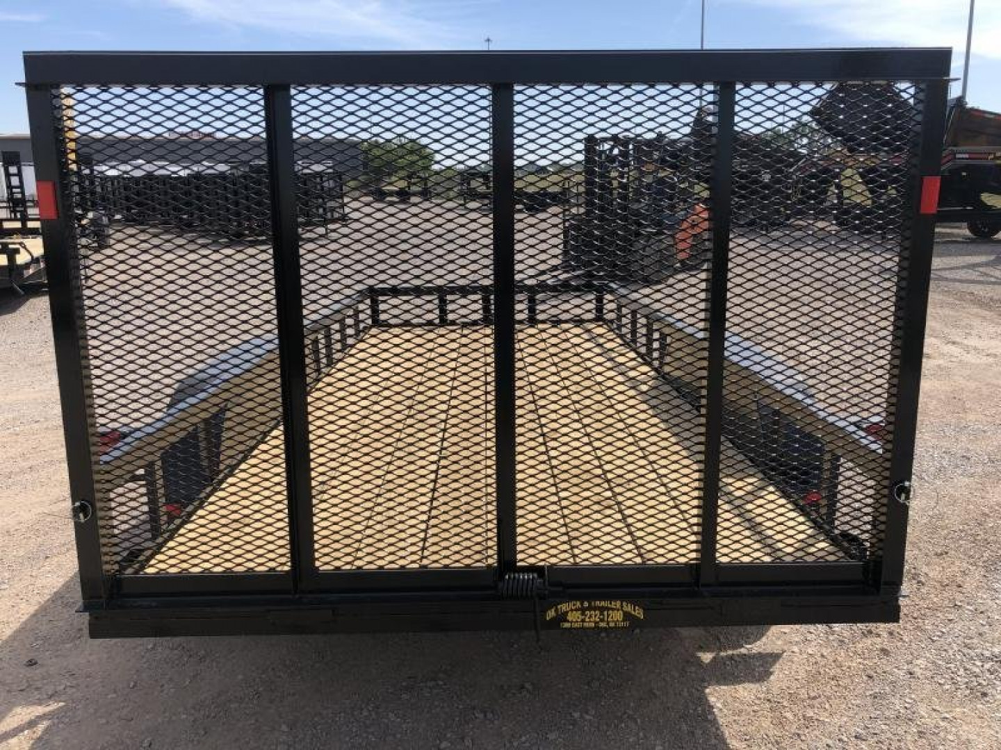New 2025 Road Boss 77" x 16' Tandem Axle with 4' Gate Utility Trailer