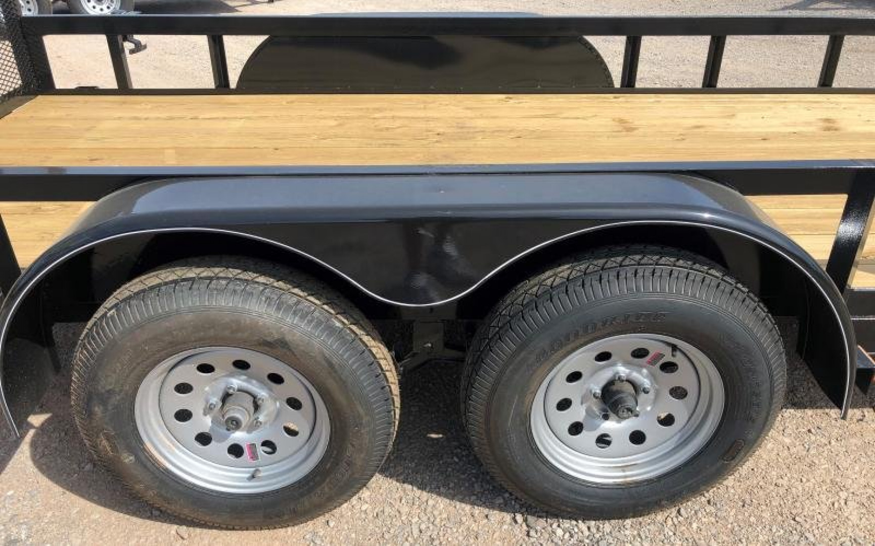 New 2025 Road Boss 77" x 16' Tandem Axle with 4' Gate Utility Trailer