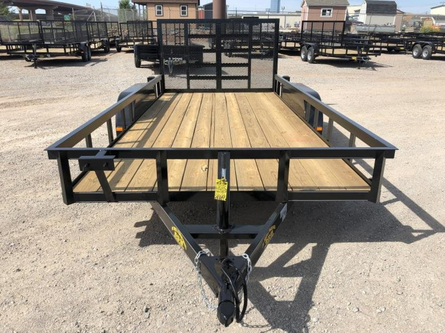 New 2025 Road Boss 83x16 Tandem Axle 4'gate with ramps in gate Utility Trailer