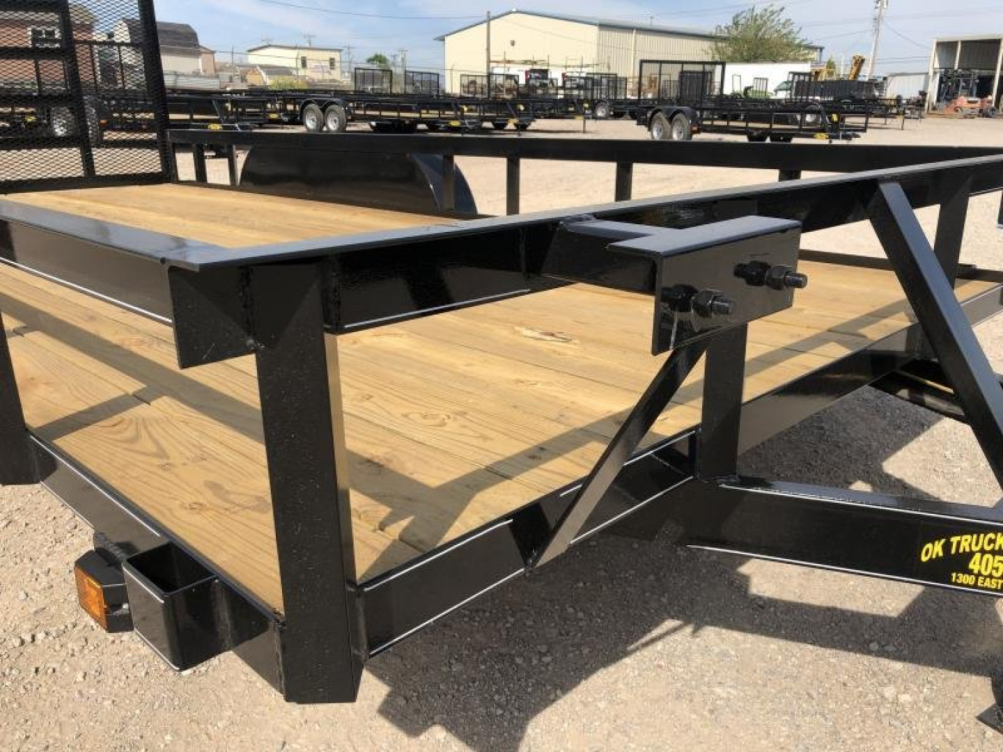 New 2025 Road Boss 83x16 Tandem Axle 4'gate with ramps in gate Utility Trailer