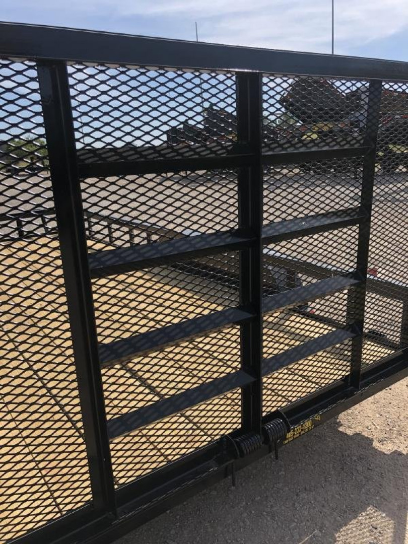 New 2025 Road Boss 83x16 Tandem Axle 4'gate with ramps in gate Utility Trailer