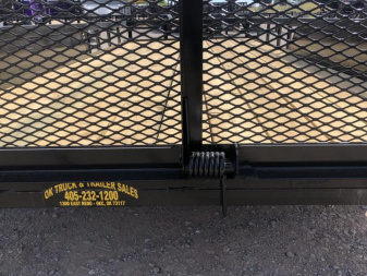 New 2025 Road Boss 83"x16' Tandem Axle Landscape with 4' Gate Utility Trailer