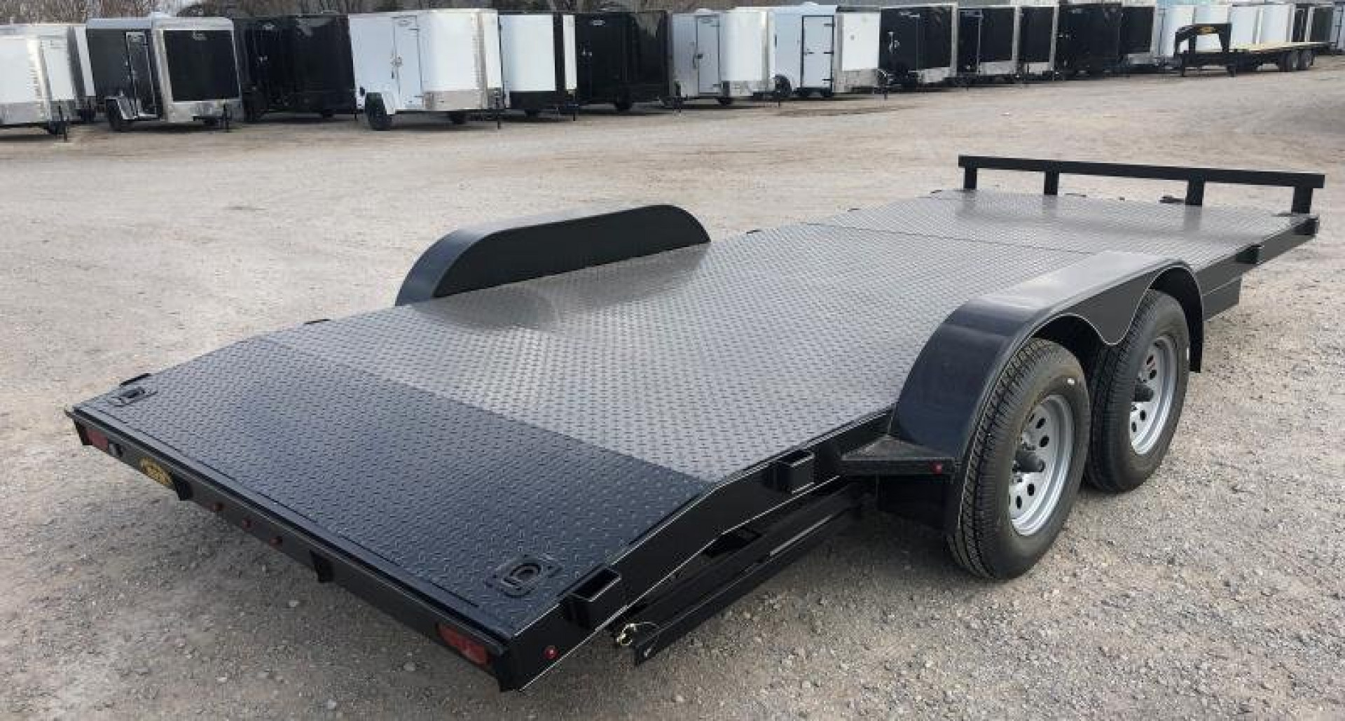 New 2024 Road Boss 83" x 18' Steel Floor Car Hauler