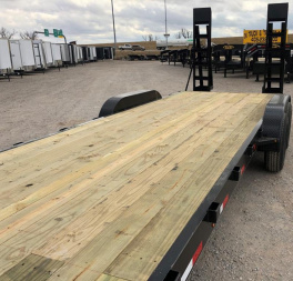 New 2025 Road Boss 83"x24' Tandem Axle Gooseneck No Rail Stand Up Ramp Equipment Trailer