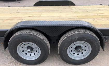 New 2025 Road Boss 83"x24' Tandem Axle Gooseneck No Rail Stand Up Ramp Equipment Trailer