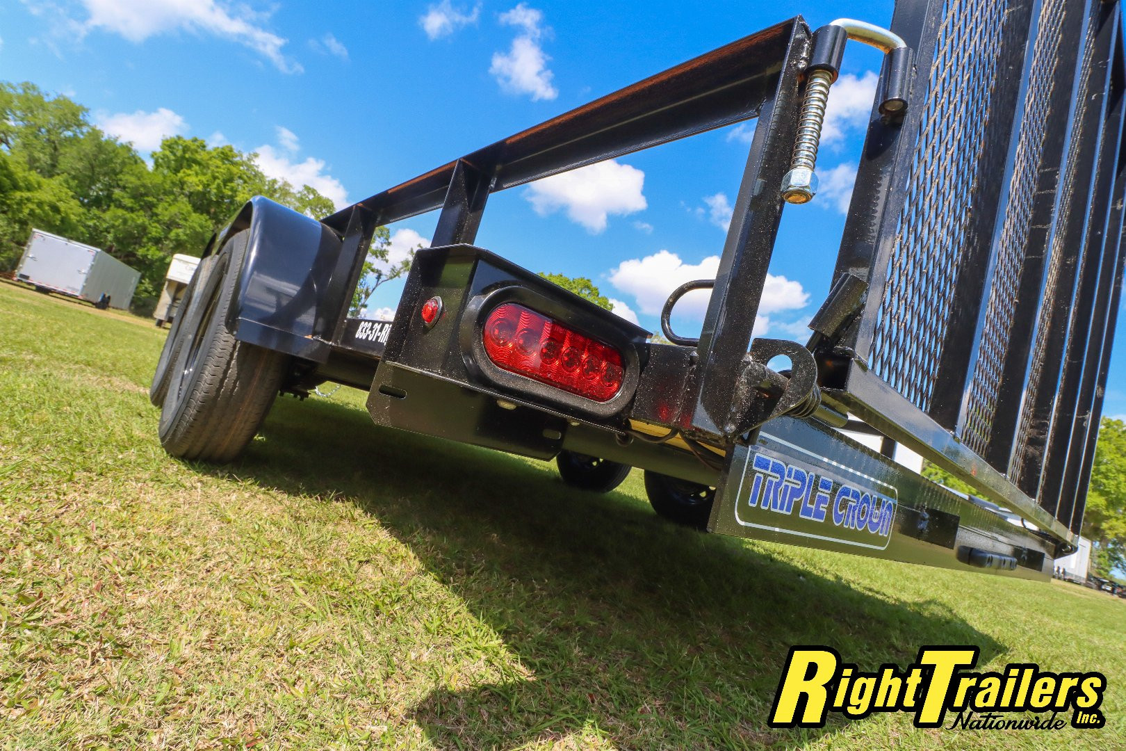 New 2025 7X16 Triple Crown ATV Utility Trailer