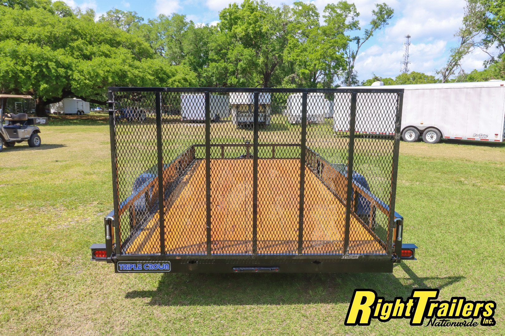 New 2025 7X16 Triple Crown ATV Utility Trailer