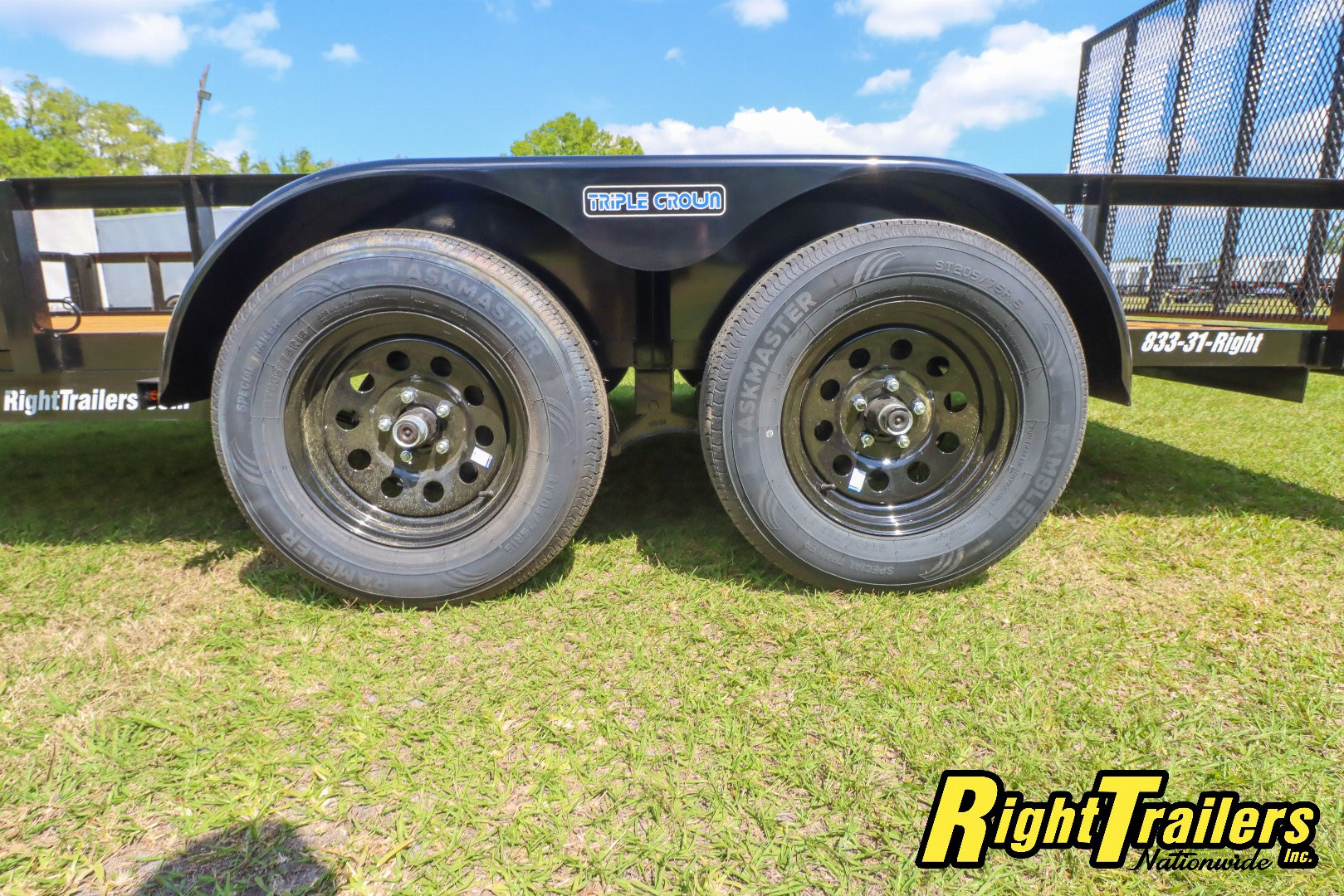 New 2025 7X16 Triple Crown ATV Utility Trailer