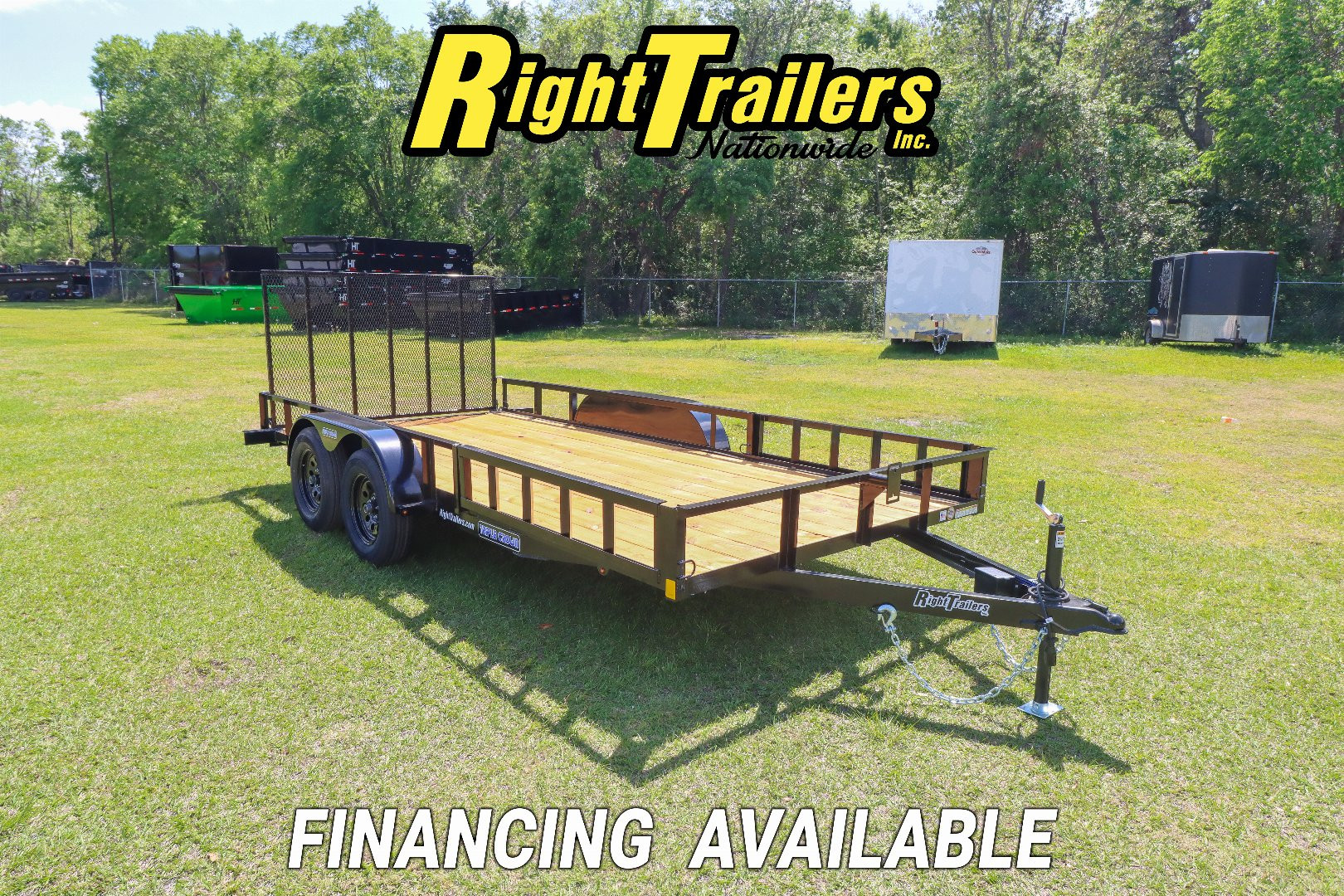 New 2025 7X16 Triple Crown ATV Utility Trailer